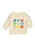 Assorted Brands Hearts Ivory Sweatshirt Size 6-12 mo - photo 1