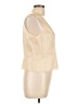 Albert Nipon 100% Silk Ivory Sleeveless Silk Top Size 12 - photo 4