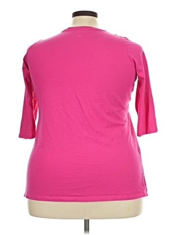 Woman Within 3/4 Sleeve T-Shirt (view 2)