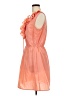 Venus 100% Polyester Orange Casual Dress Size M - photo 5