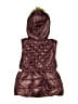 Little Lass 100% Polyester Burgundy Vest Size 6 - photo 2