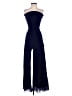 FUZZI Solid Blue Jumpsuit Size XS - photo 1