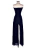 FUZZI Solid Blue Jumpsuit Size XS - photo 2