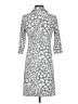 Persifor 100% Elastane Print Gray Casual Dress Size XS - photo 2