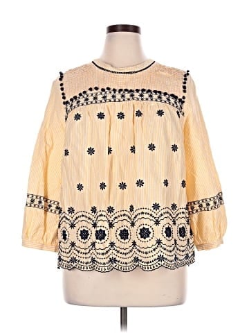 Crown & Ivy 3/4 Sleeve Blouse (view 1)