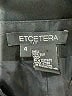 Etcetera 100% Silk Black Jacket Size 4 - photo 6