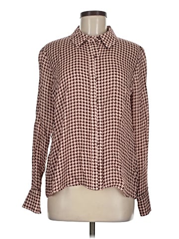 Ecru Long Sleeve Blouse (view 1)