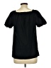 Merona 100% Cotton Black Short Sleeve Blouse Size L - photo 2