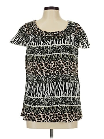 Art and Soul Short Sleeve Blouse (view 1)