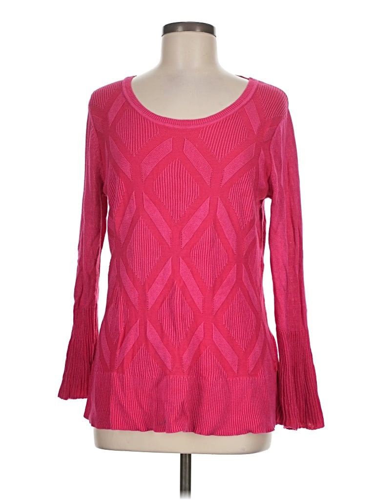 Click to view more detailed imagery on our partner's website Pre-owned Foxcroft Pullover Sweater In Pink