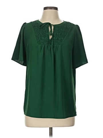 Monday Fun Short Sleeve Blouse (view 1)