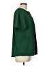 Monday Fun 100% Polyester Green Short Sleeve Blouse Size L - photo 4