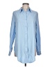 Unbranded 100% Polyester Blue Long Sleeve Blouse Size L - photo 1