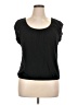 Studio M Black Sleeveless T-Shirt Size XL - photo 1