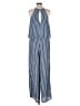 It's 100% Polyester Stripes Blue Jumpsuit Size M - photo 2