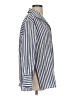 Vince. Stripes Blue 3/4 Sleeve Button-Down Shirt Size S - photo 4