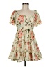 Blush 100% Polyester Floral Green Cocktail Dress Size M - photo 1