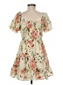 Blush 100% Polyester Floral Green Cocktail Dress Size M - photo 2