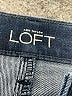 Ann Taylor LOFT Chevron-herringbone Blue Jeans Size 16 - photo 7