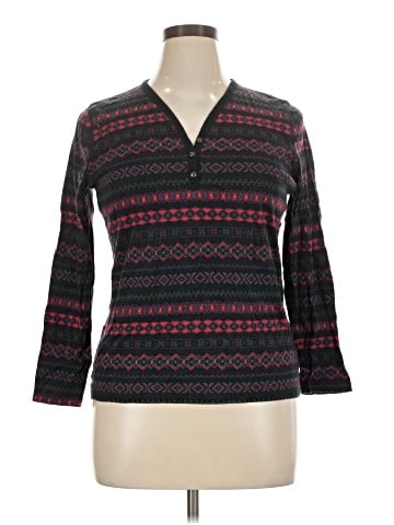 Chaps Long Sleeve Henley (view 1)
