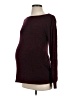 A Pea in the Pod Burgundy Pullover Sweater Size Sm Maternity - photo 1
