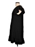 August Silk 100% Modal Solid Black Casual Dress Size L - photo 5