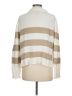 Aqua Stripes Ivory Pullover Sweater Size M - photo 2