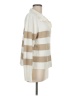 Aqua Stripes Ivory Pullover Sweater Size M - photo 4
