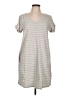 August Silk Gray Casual Dress Size L - photo 1