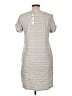 August Silk Gray Casual Dress Size L - photo 2