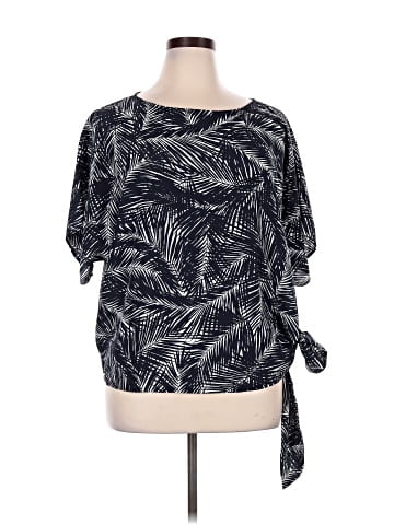 MICHAEL Michael Kors Short Sleeve Blouse (view 1)