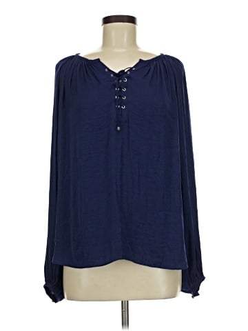 Jennifer Lopez Long Sleeve Henley (view 1)