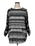 Ruby Rd. 100% Polyester Gray 3/4 Sleeve T-Shirt Size 1X - photo 1