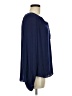 Jennifer Lopez 100% Polyester Blue Long Sleeve Henley Size M - photo 4