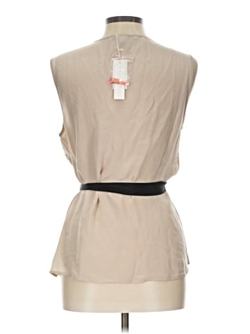 Trina Turk Sleeveless Silk Top (view 2)