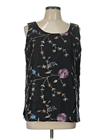 Anne Carson Sleeveless Silk Top (view 1)