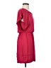 Lush Solid Red Casual Dress Size S - photo 4