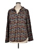 Chico's Design Paisley Brown Silver Long Sleeve Button-Down Shirt Size XL (3) - photo 1