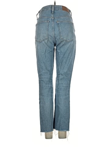 Madewell The Curvy Perfect Vintage Jean in Coney Wash: Destroyed Edition (view 2)