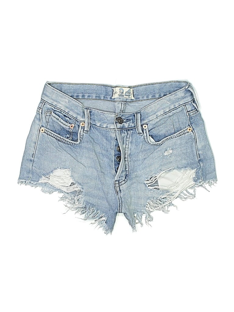 Pre-owned We The Free Denim Shorts In Blue