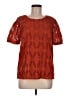 Daniel Rainn 100% Polyester Red Short Sleeve Blouse Size M - photo 1