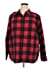 Chaps 100% Cotton Plaid Red Long Sleeve Button-Down Shirt Size 2X - photo 1