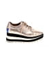 Stella McCartney 100% Faux Leather Metallic Silver Pink Sneakers Size EU 39 - photo 1