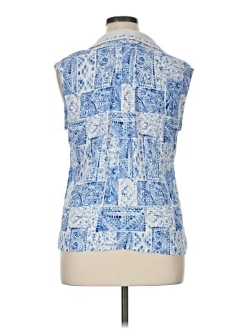 Unbranded Sleeveless Button-Down Shirt (view 2)