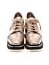 Stella McCartney 100% Faux Leather Metallic Silver Pink Sneakers Size EU 39 - photo 2