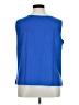 Draper's & Damon's Blue Sleeveless Top Size XL - photo 2