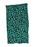 IMAN 100% Rayon Animal Print Teal Scarf One size - photo 2