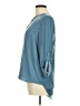 Daniel Rainn 100% Polyester Blue 3/4 Sleeve Blouse Size M - photo 5