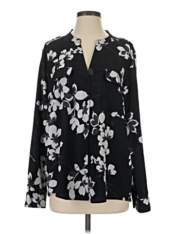 Calvin Klein Long Sleeve Blouse (view 1)