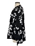Calvin Klein 100% Polyester Floral Black Long Sleeve Blouse Size 4 - photo 5